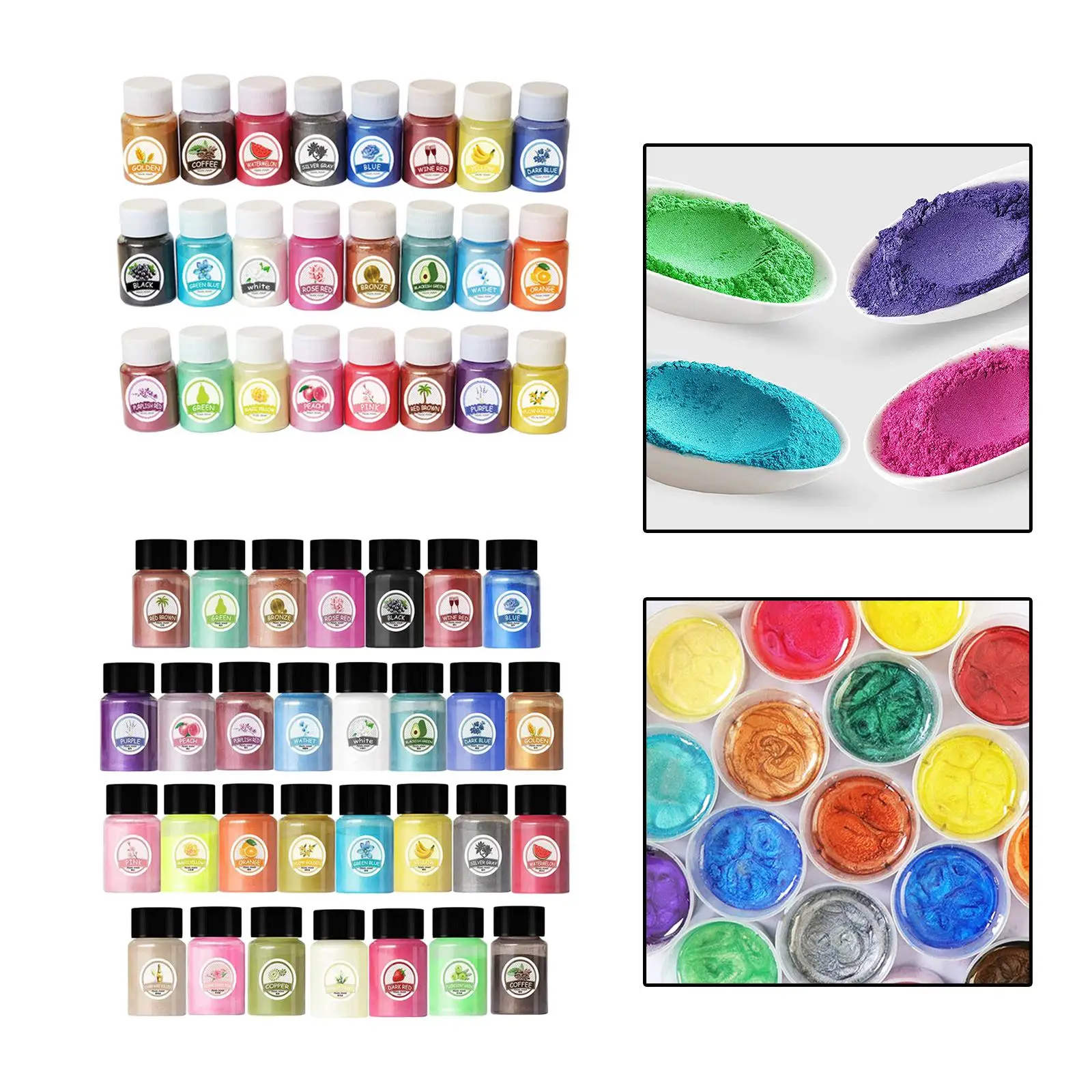Mica Powder Micas Colorants Art Crafts Pigment for Soap Making Dye Paints