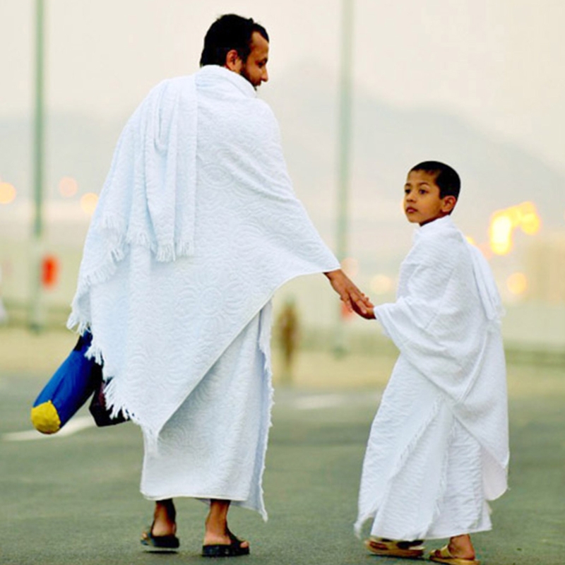 Ihram Ehram Ahram for Men for Hajj and Umrah - 2 Towels