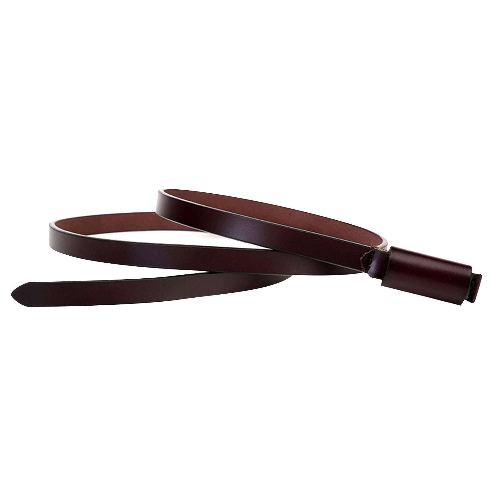 Women Knot Belt Thin Waistband PU Leather Skinny Bridal Belt Accessories Thin Waist Band for Ladies Pants Jeans Sweaters Girls