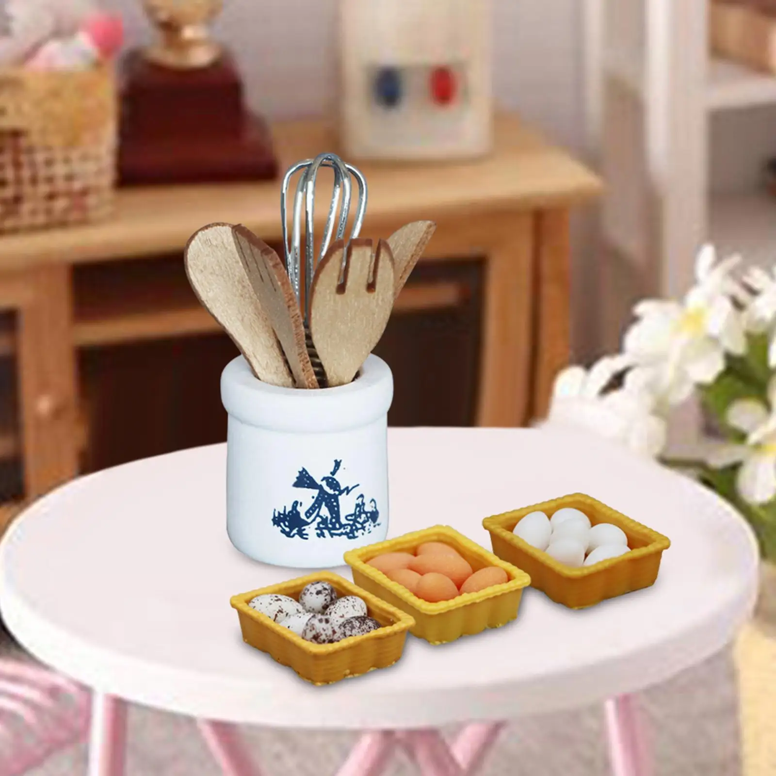 Dollhouse Kitchen Utensils Micro Landscape 1:12 Scale Miniature Baking Tools