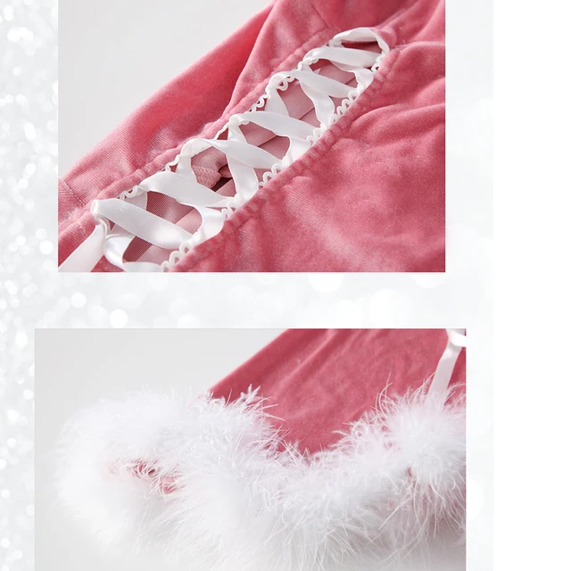 Menina Rosa Bunny shawl capuz cloak furry vestido mulheres Natal Roupas de  Limpeza Santa Claus Cosplay roupas - China Santa Claus e decoração de  férias preço