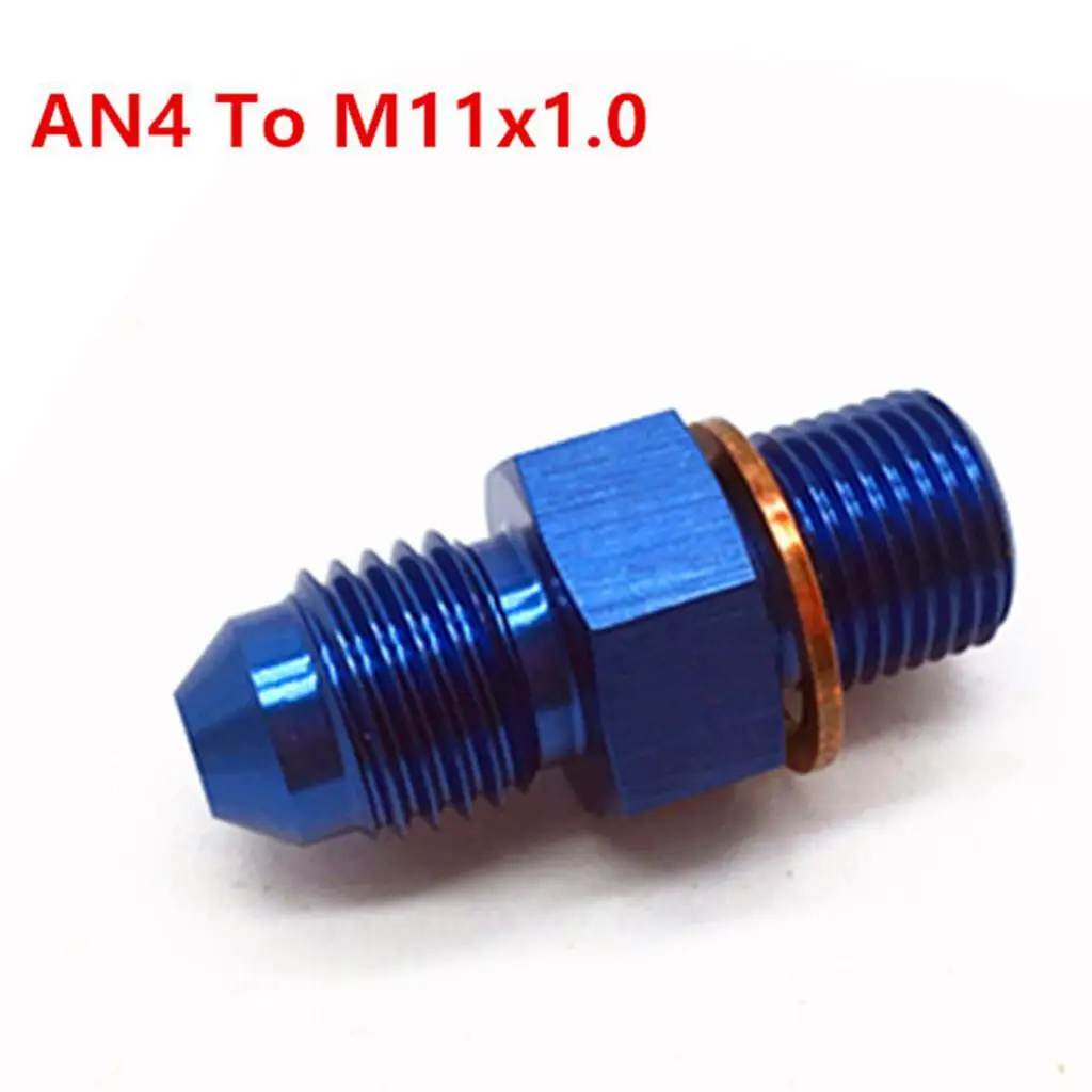 1Pcs AN4 to M11x1.0 Oil Feed Adapter for  Turbo 1mm Restrictor Kit