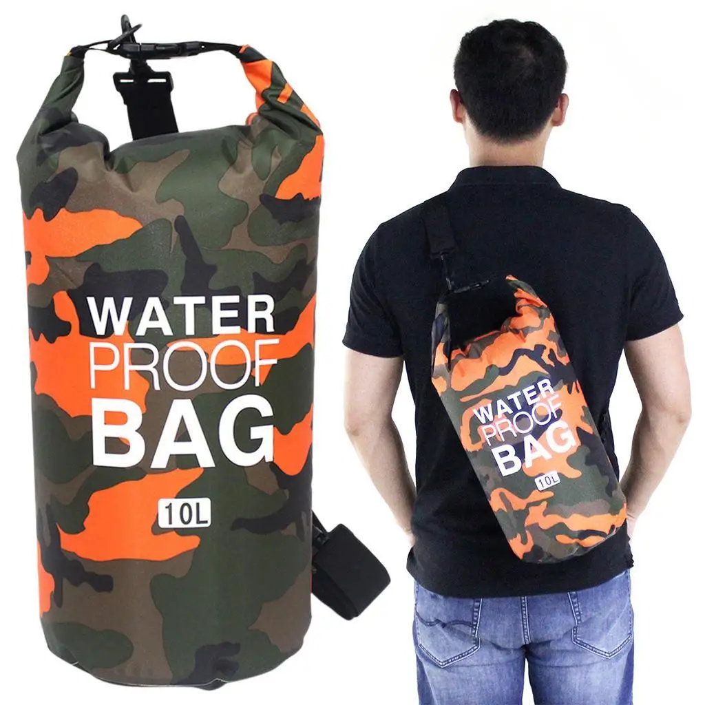 5L/10L/ 20L Waterproof Dry Bags Kayaking Rafting Floating Waterproof Dry Bags Swimming Camping Hiking Travel Accessories