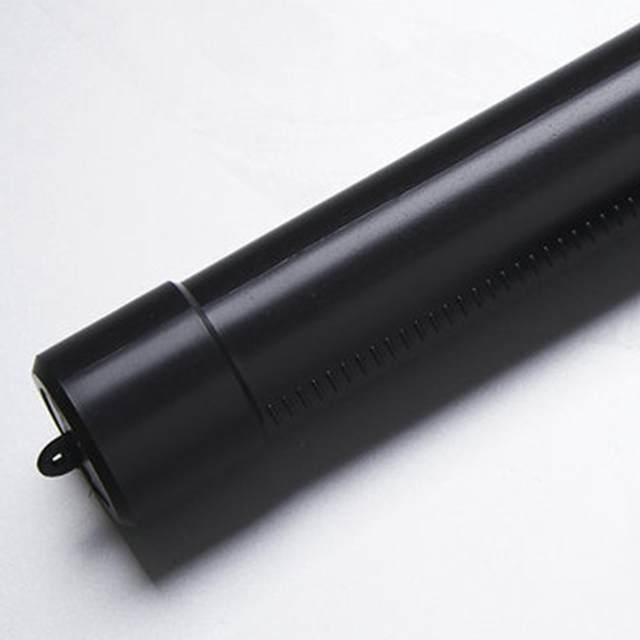 Tube De Transport Télescopique Relaxdays 64-100cm - Pour Posters A0 - Sangle Réglable - Couvercle à Visser - Noir