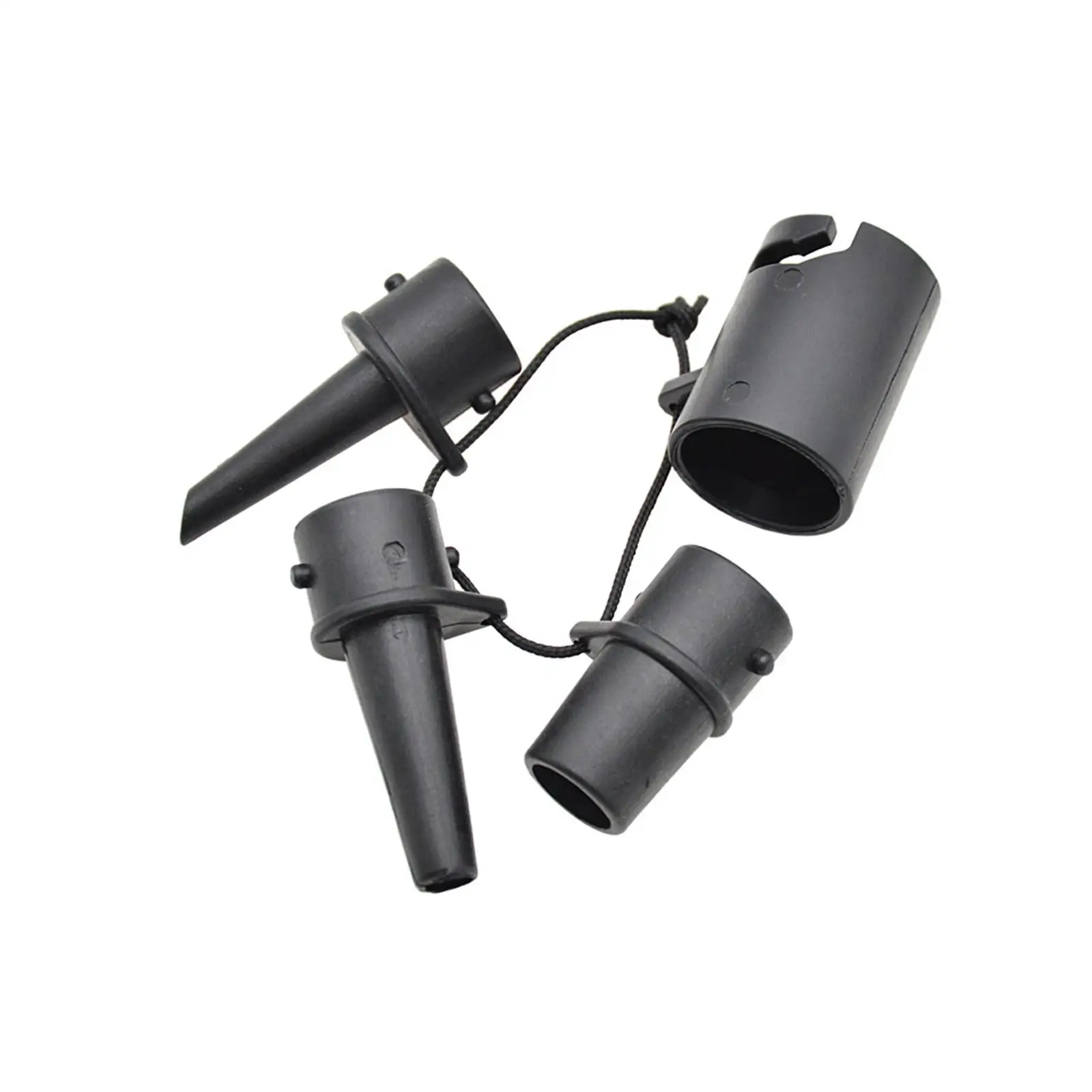 4 Pieces Inflatable Pump Adapter Valves Inflator Pump Nozzle Air Valves Attachment