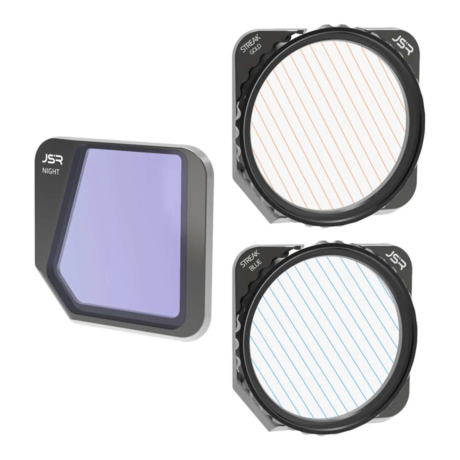 3x  Kit Lens Filters Streak Gold Quadcopter Camera Accessories for DJI  3 Replacements
