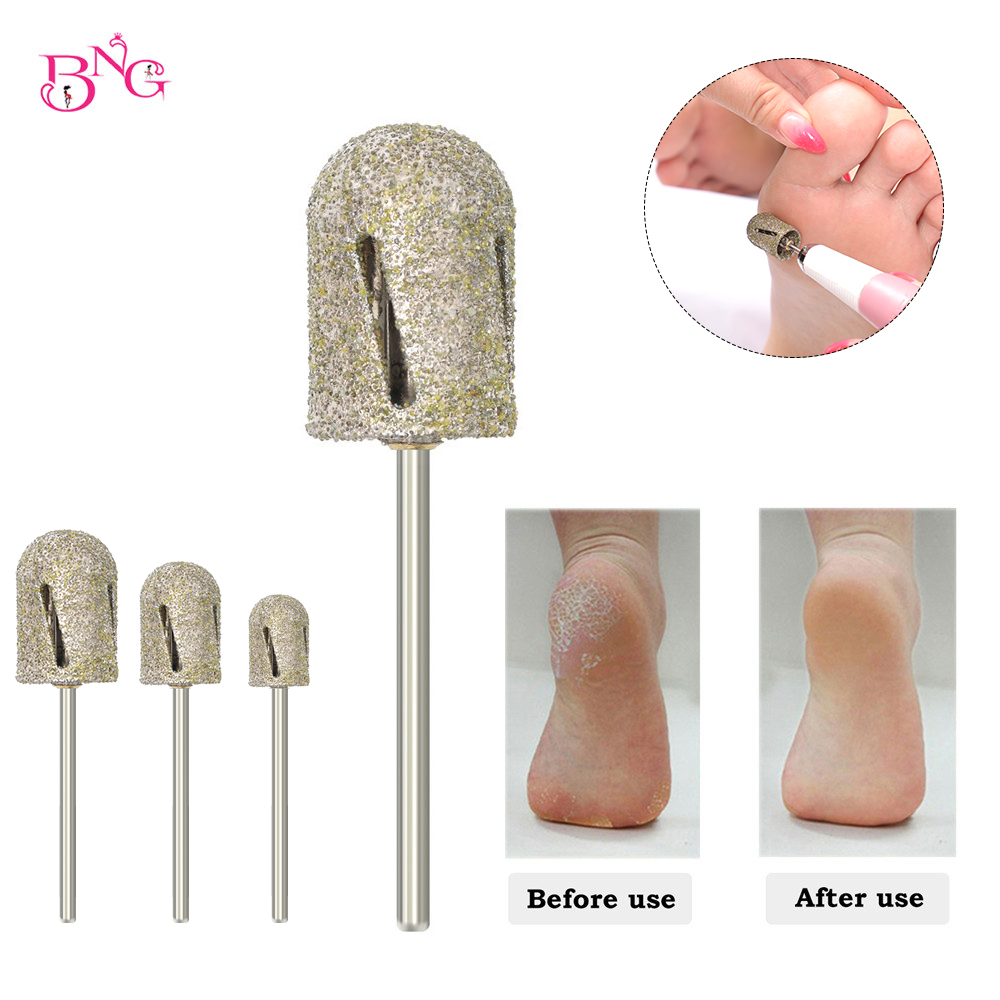 Best of BNG Diamond Drill Bit 3/32" Rotary Burr Foot Cuticle Clean Manicure Pedicure Tools Drill Accessories Nail Mills Cutters Reviews & Tips