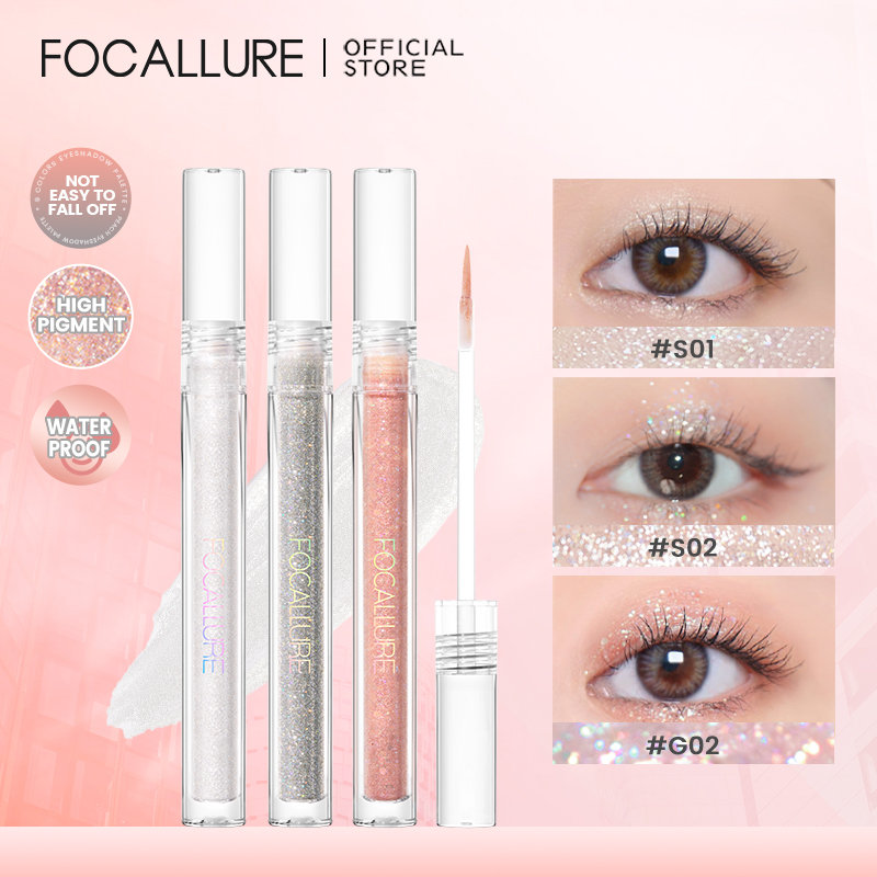 Best of FOCALLURE Diamond Liquid Eyeshadow Waterproof Long-lasting Shimmer Glitter Eyeliner Pen Shiny Pigmented Eyes Makeup Cosmetics Reviews & Tips