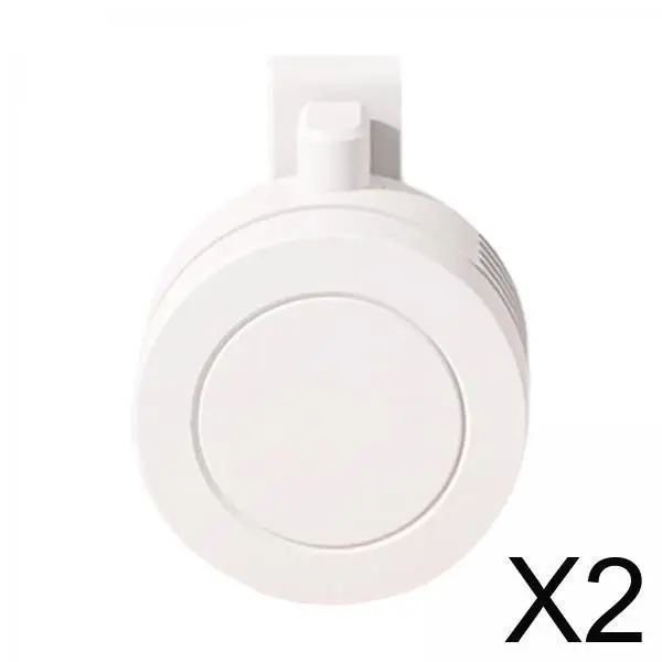 2x Portable Fan Working Outdoor USB Personal Fan 60 White