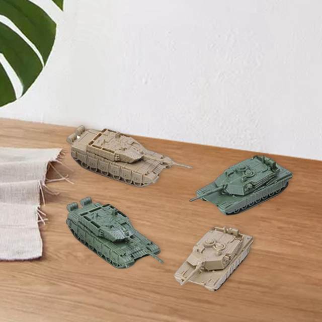 1/144 Tank Model Building Kits Easily Assemble 4D Modern Tank Model DIY Puzzle for Gifts Keepsake Boys Kids Display