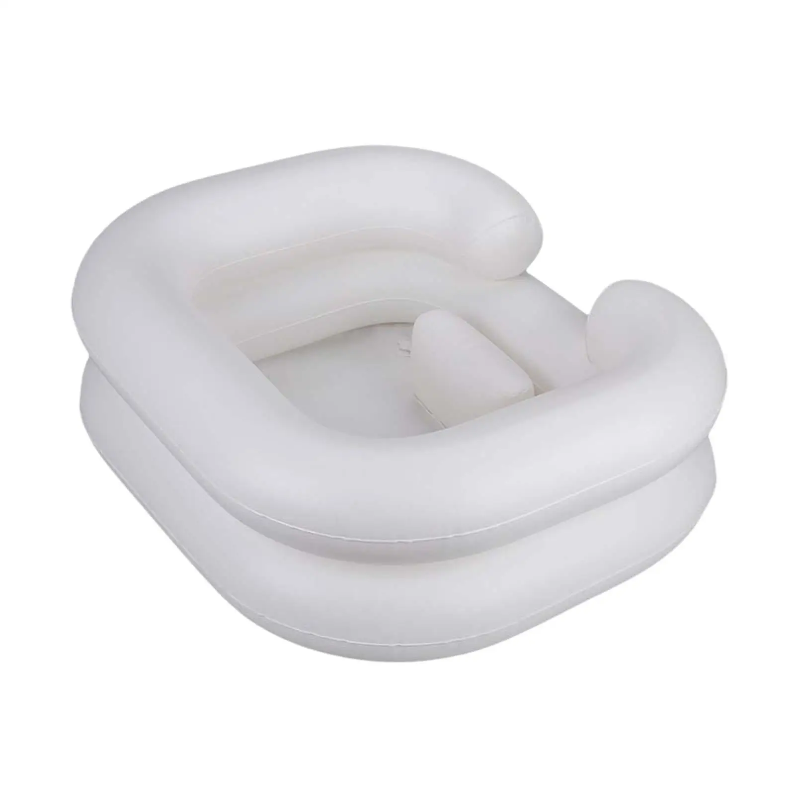 Inflatable Shampoo Basin Wash Hair in Bed Neck Support Hair Washing Tray Hair Wash Tub Inflatable Sink Hair Cuts Hair Coloring