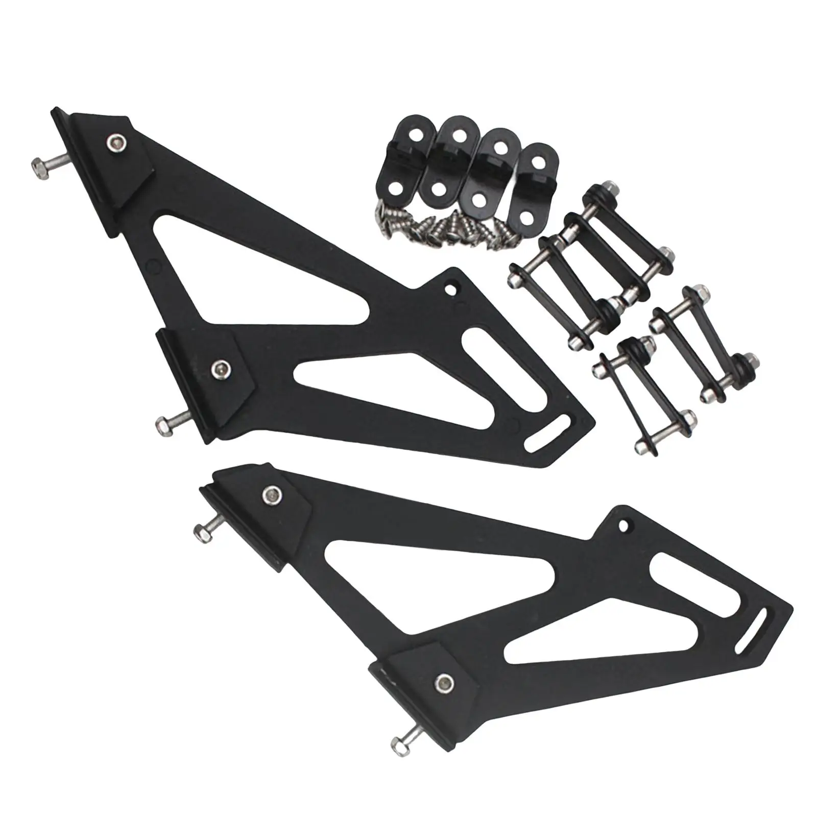Spoiler Legs Mount Brackets Aluminum Alloy Replacement accessory Professional Durable Car Rear Wing Trunk Racing Tail