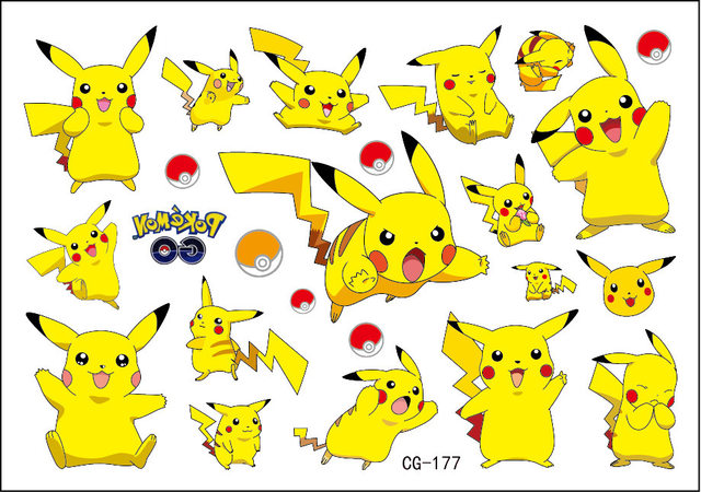 pokemon tattoos - Acquista pokemon tattoos con spedizione gratuita su  AliExpress version