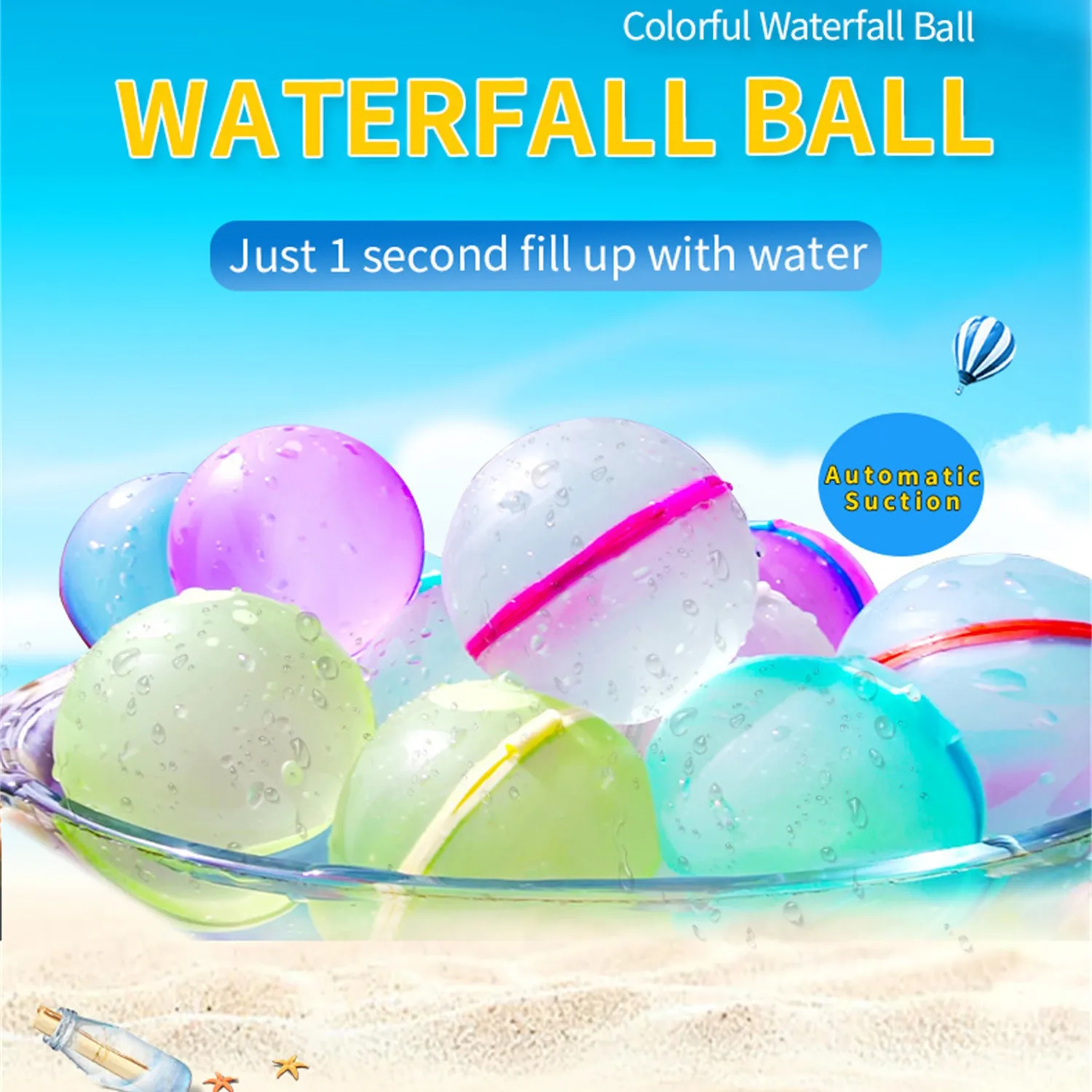 Set of 3 Splash Balls/Water Bombs 