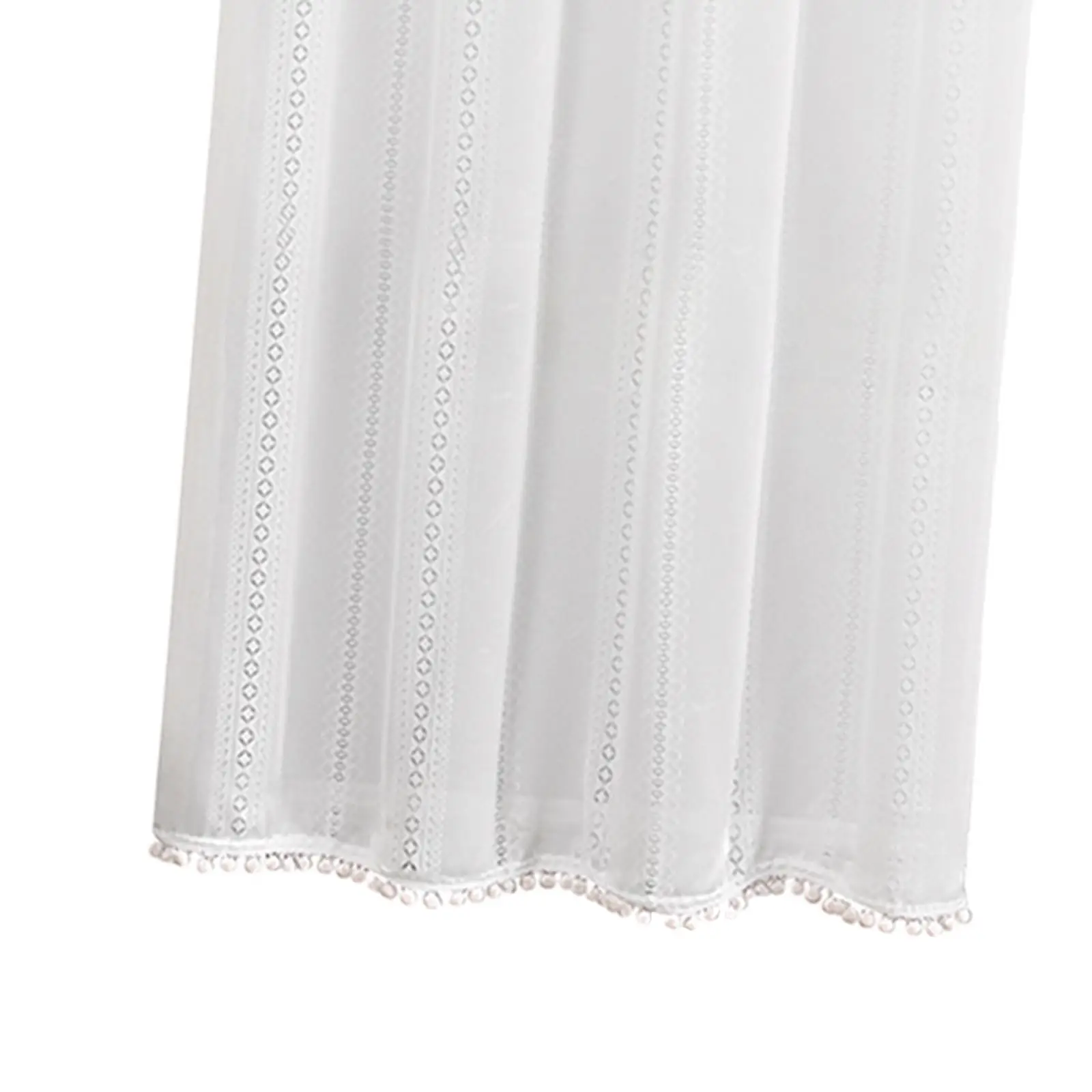 Elegant Sheer Voile Blinds Curtain White Tulle Curtains Window Tulle Curtains for Home Living Room Window Kitchen Decoration