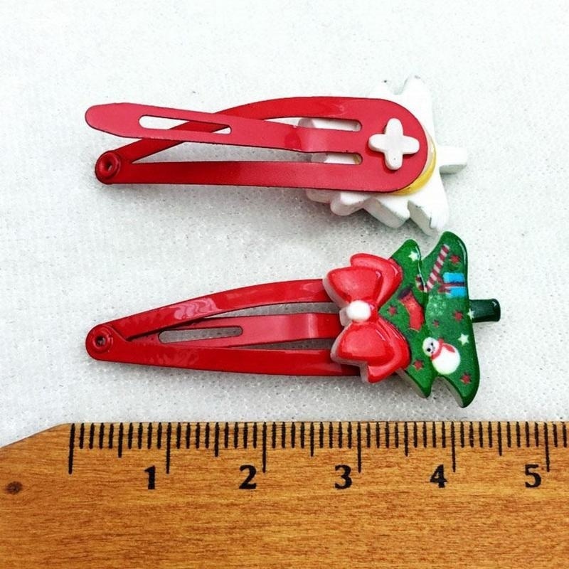 Description Picture 4 of item10pcs Kids Girl Candy Hairpin Baby Hair Clip Christmas Barrettes Christmas Headbands
