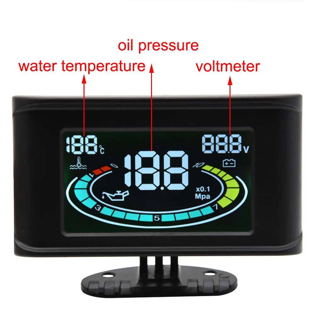 Voltage Gauge, Medidor de temperatura da água,