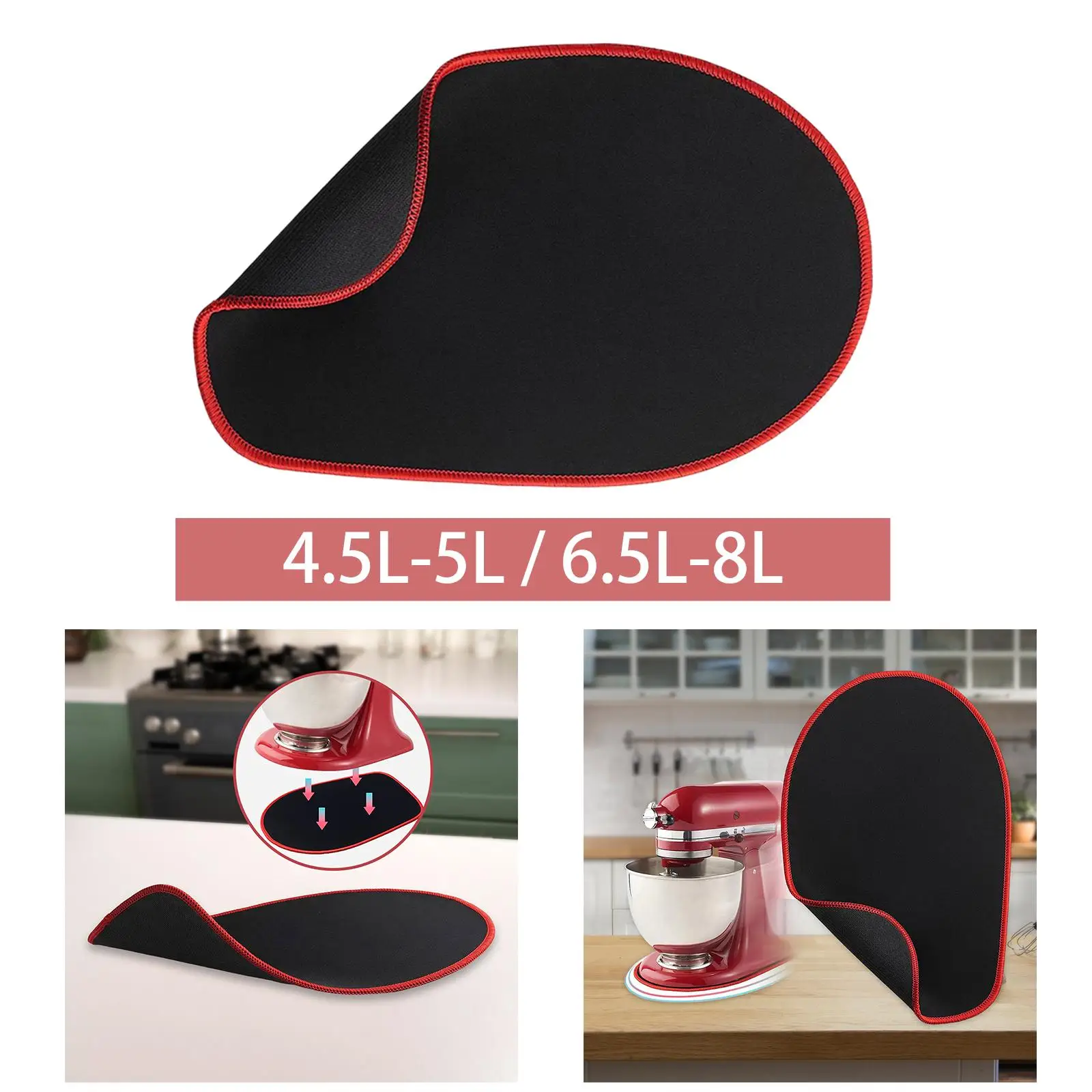 Rubber Mover Moving Matting Kitchen Countertop Accessories Mixer Slider Mat for Stand Mixer