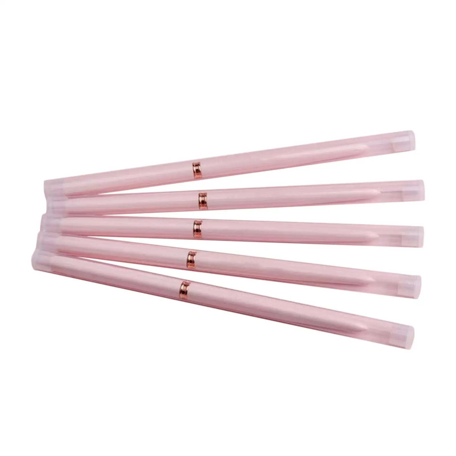 5x Nail Art Brushes Set for Nail Art Fine Designs Pulling Lines Thin Details