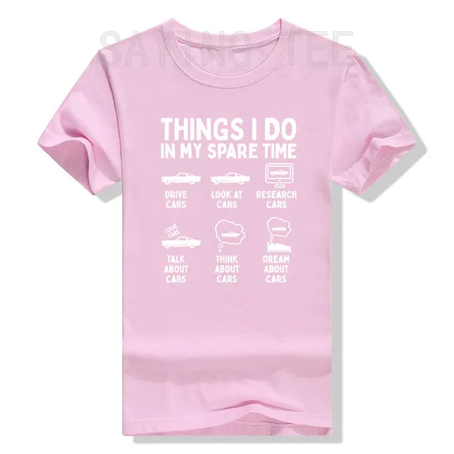 Things I Do in My Spare Time Funny Shirt, Car Guy T-shirt, Car Lover Gift,  Birthday Gift Tee, Gift for Husband, Father, Dad, Muscle Car Tee 