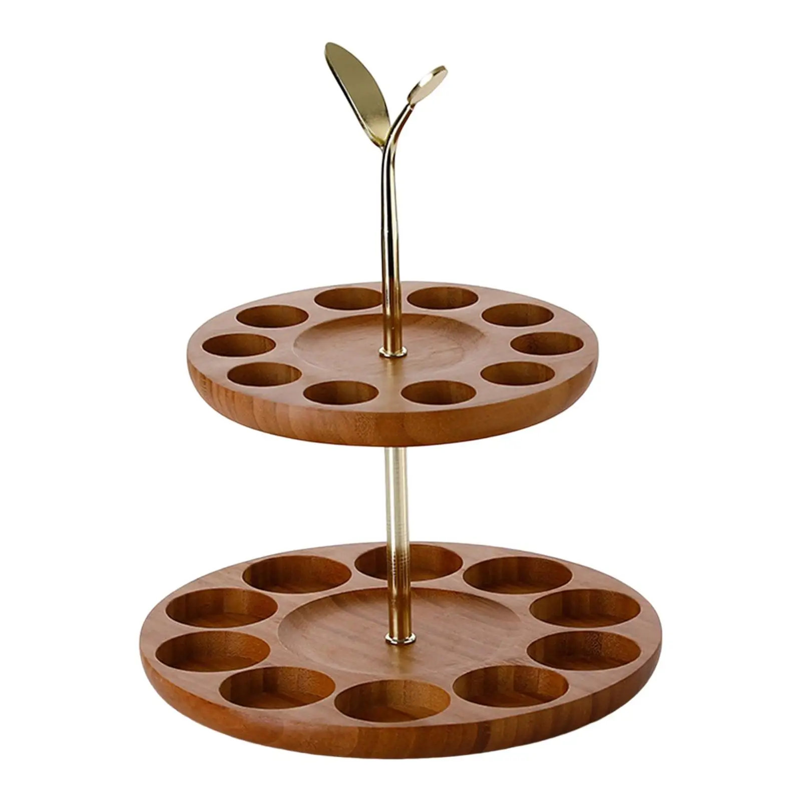 Drinking Cup Rack 2 Tiers Cup Drying and Serving Rack for Pantry Counter Bar