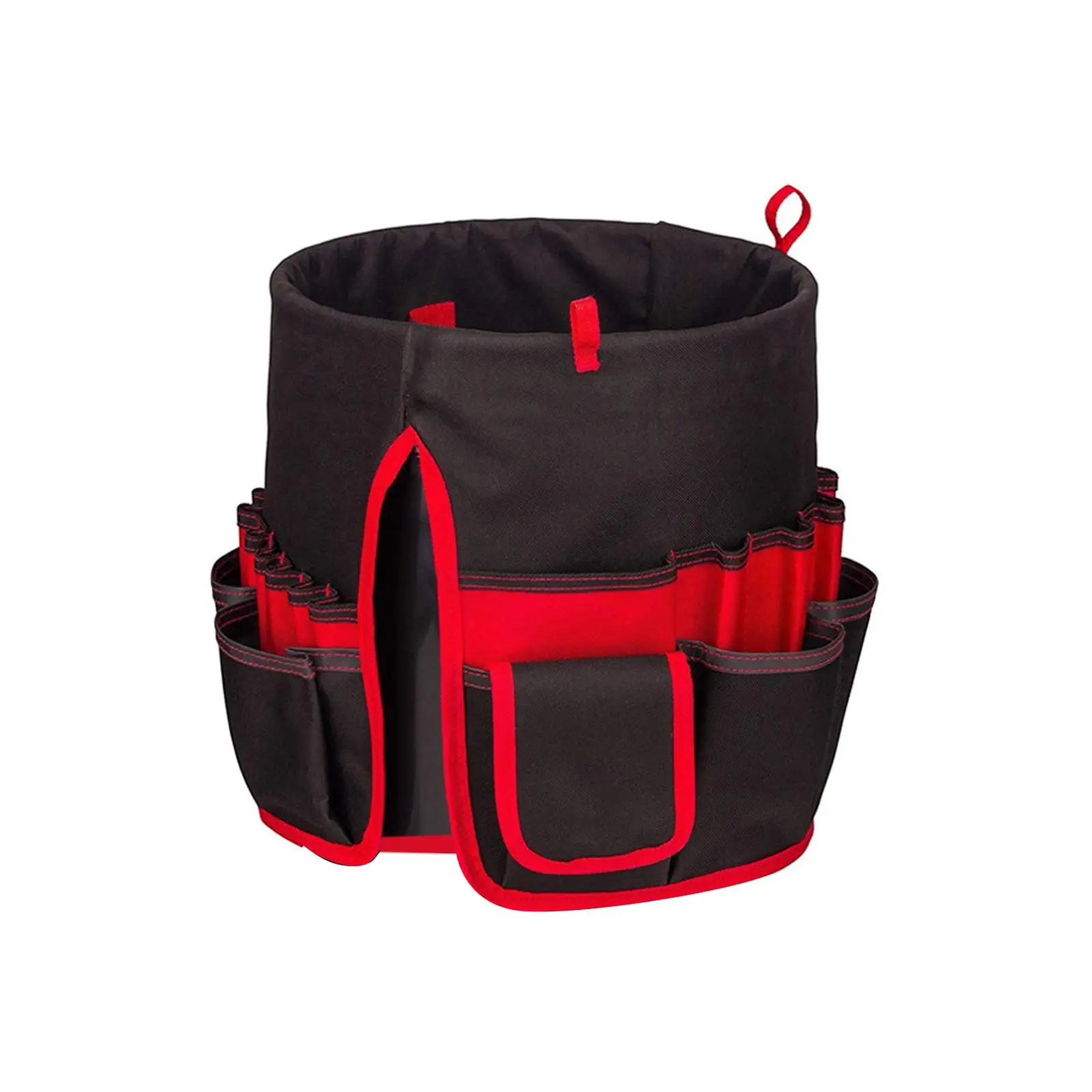 Gardening Tool Bag Bucket Organizer Heavy Duty Durable Handles Strap Practical Portable for Outdoor Gardening Woodworking Pocket
