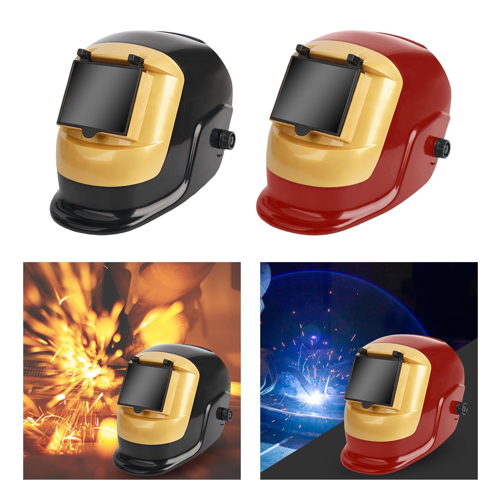 Automatic Darkening Welding Dimming Welder Cap Professional Welding Face for Polishing Welding Sandblasting