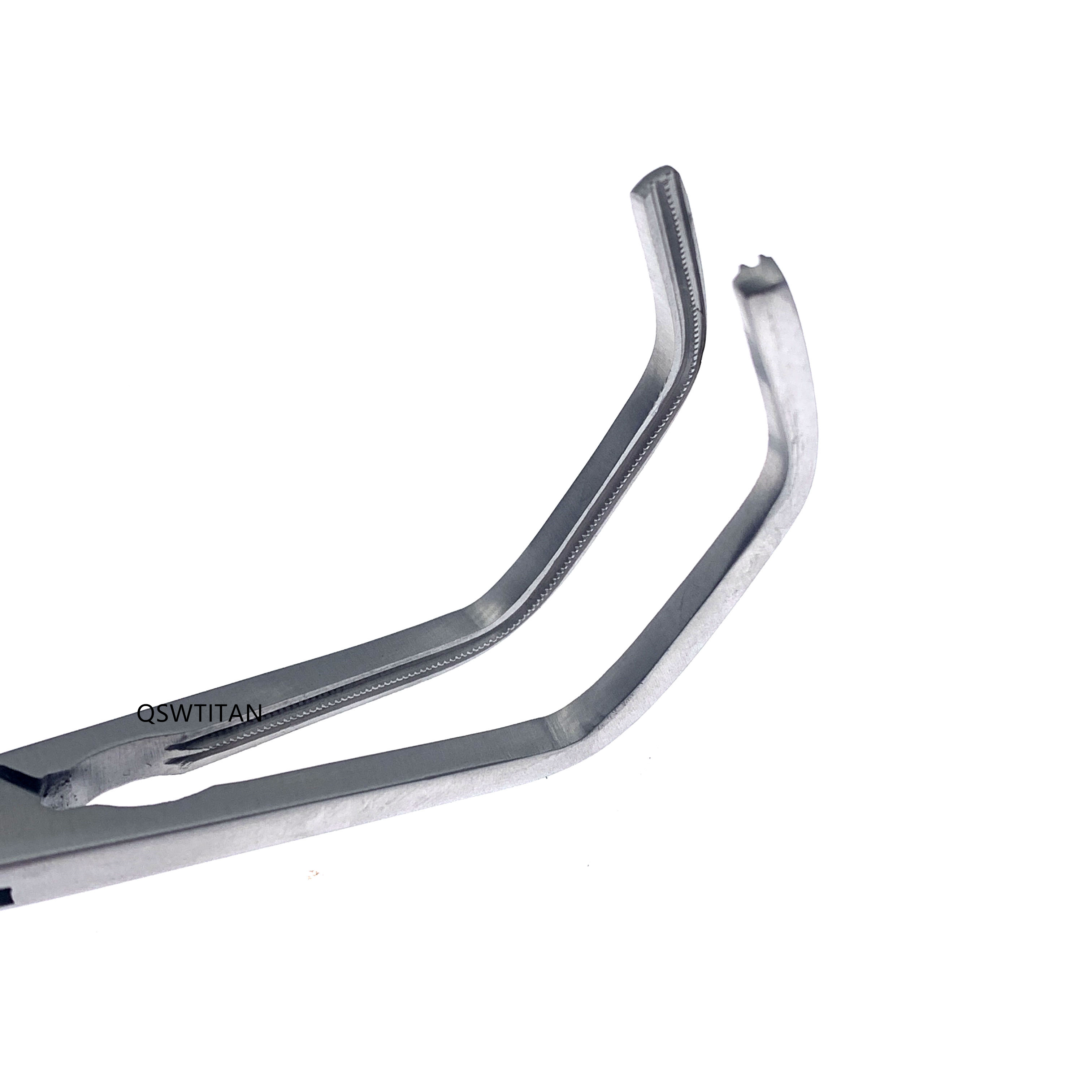 Atraumatic Jaw Tips Vascular Clamps Aortic Exclusion Clamp stainless steel Cardiovascular surgical instruments