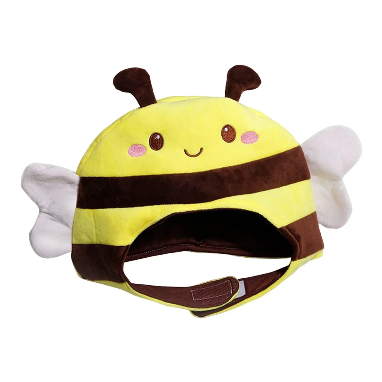 Funny Adults Headwear Photo Props Apparel Accessories Bee Animal Plush Hat for Easter Stage Performance Party Role Play Cosplay