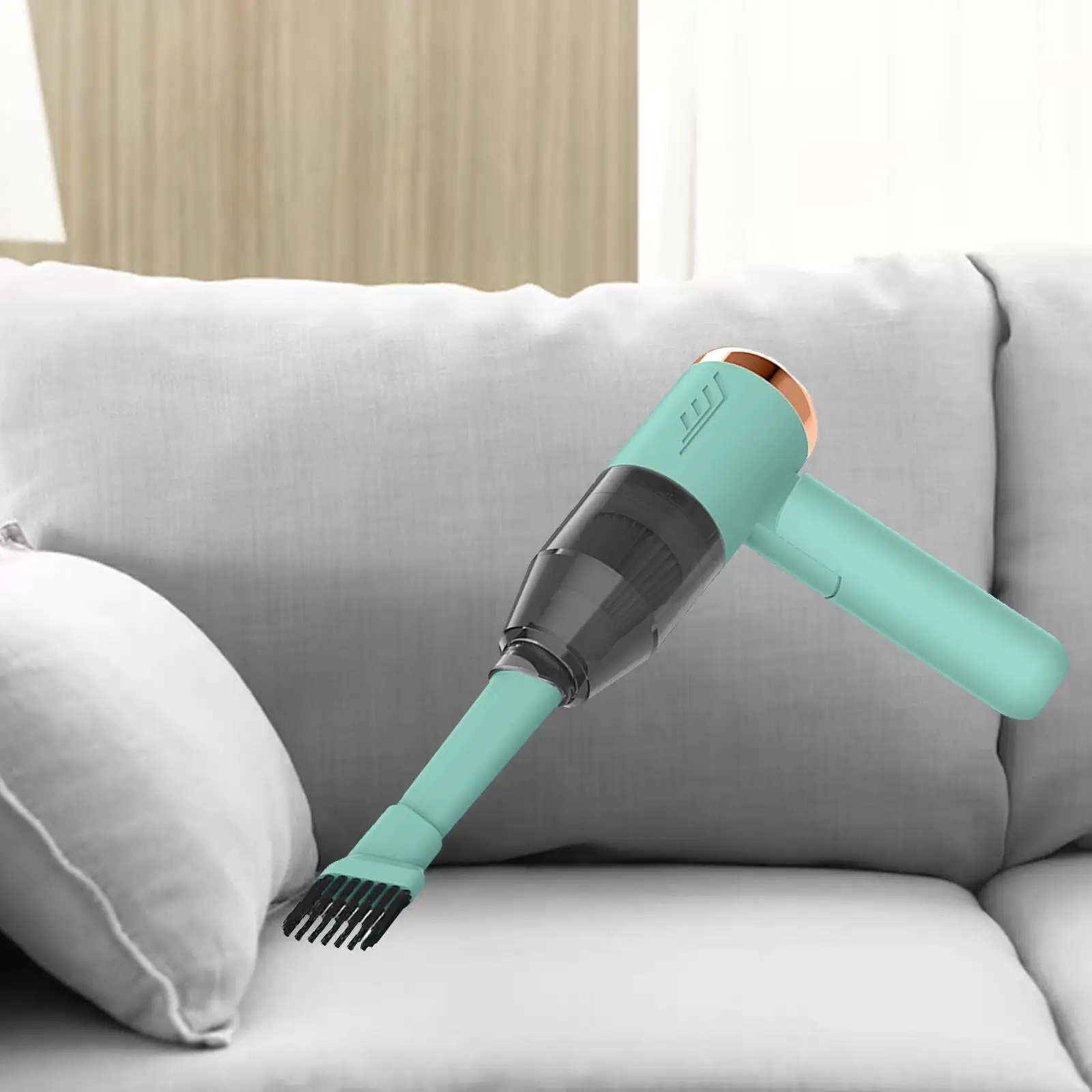 Handheld Vacuum Cleaner Lightweight Clean Environment 5W Small Car Vacuum for Home Pet Hair Keyboard Dust Car