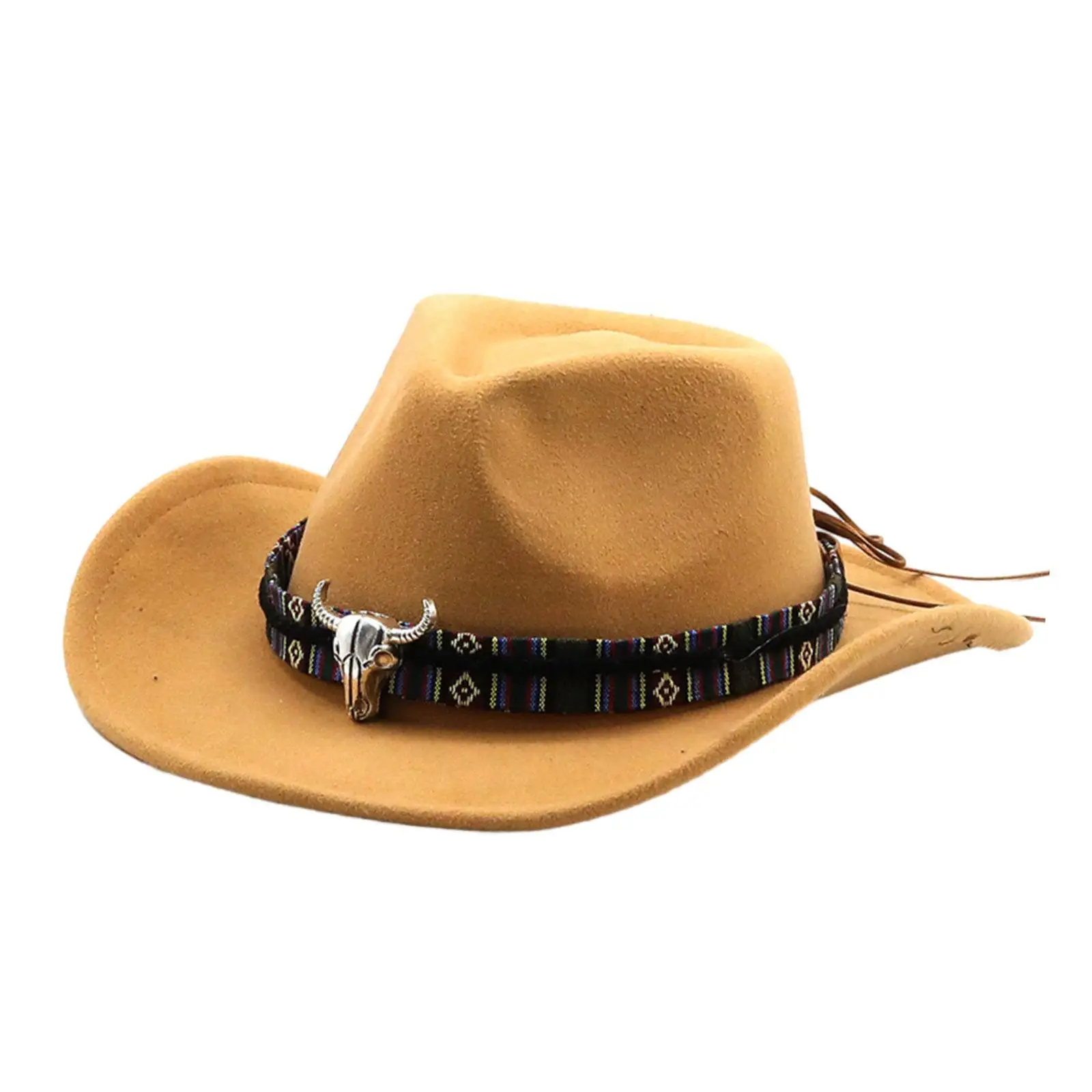 Cowboy Hat Comfortable Summer Outdoor Sunshade Hat for Fishing Travel Hiking