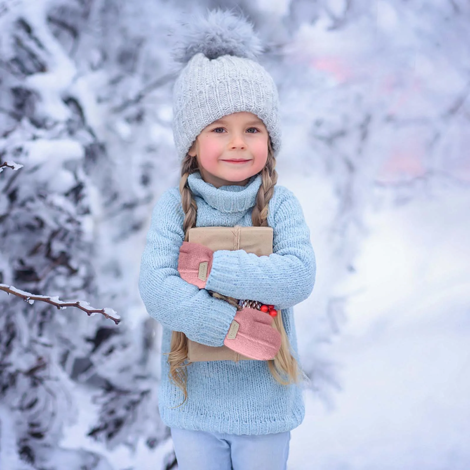 Детская фотосессия зимой