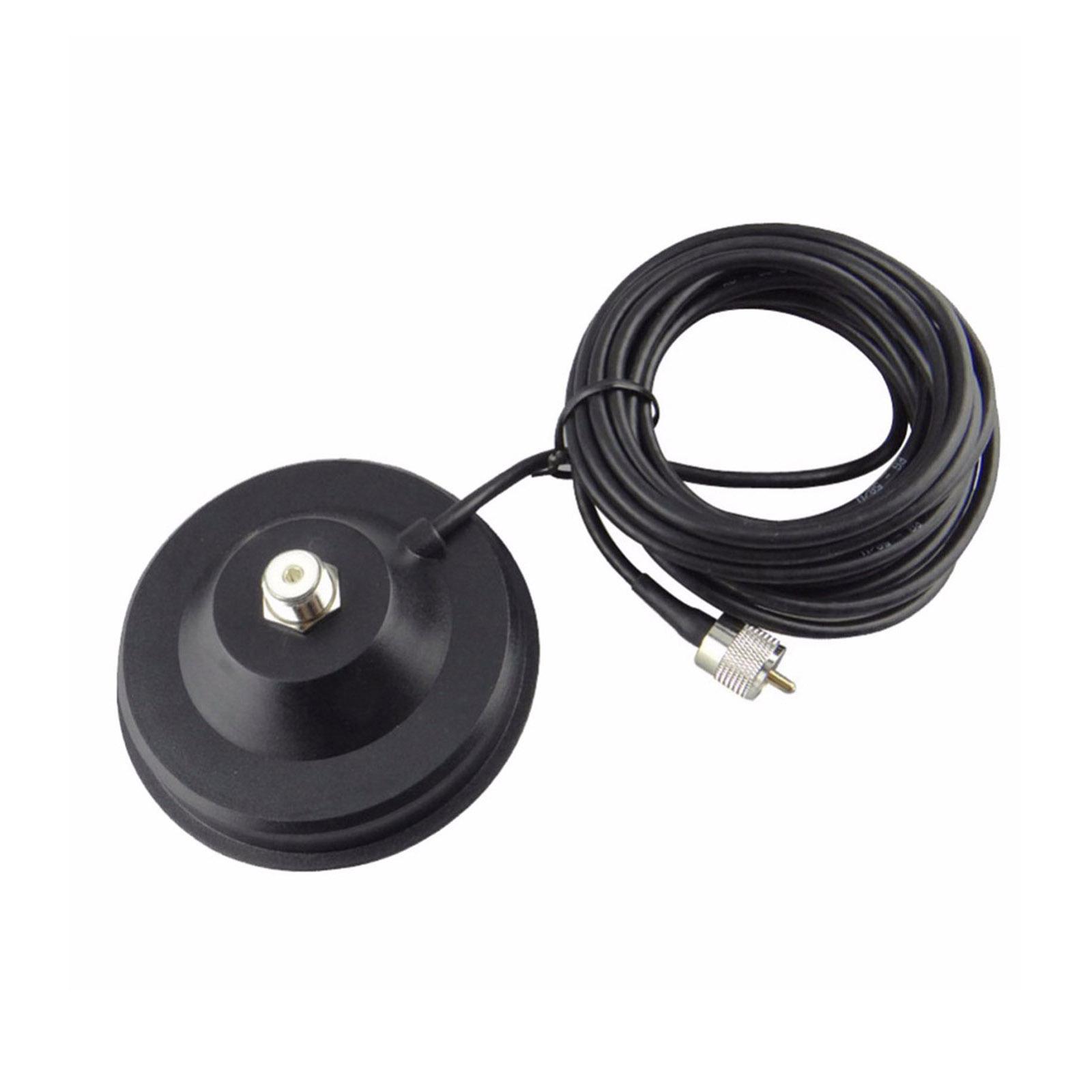 Mount Base PL-259 Plug Waterproof with 5M Extension Coaxial Cable for KT-7900D Bj-218 Car, Bus, Radio Antenna