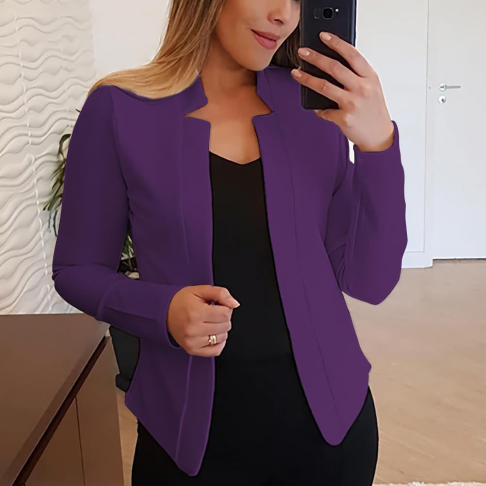 Title 2, Trendy Frauen Blazer Slim Fit Geschäfts Outwear...