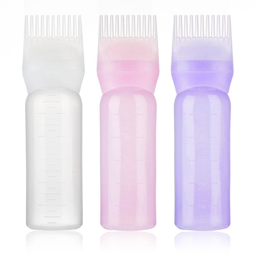 Best of 120ml Hair Dye Refillable Bottle Applicator Comb Multicolor Plastic Dispensing Salon Oil Hair Coloring Hairdressing Styling Tool Reviews & Tips