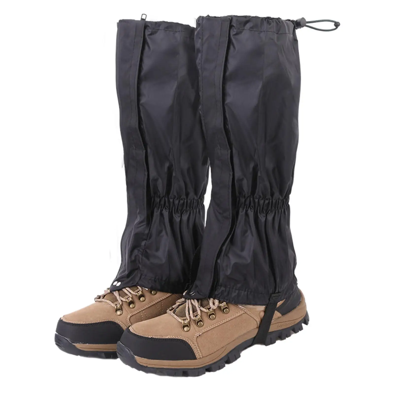 Rainproof Leg Gaiters Anti-Tear Adjustable Legging Guard Waterproof Portable Cover for Camping Walking Adults Running Equipment