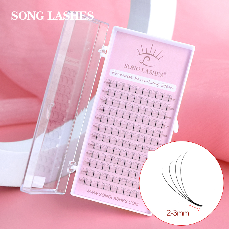 Best of SONG LASHES 0.07 0.10mm Thickness Long Stem Premade Volume Fans Premade Fans Eyelash Extension For Salon And Professional Reviews & Tips