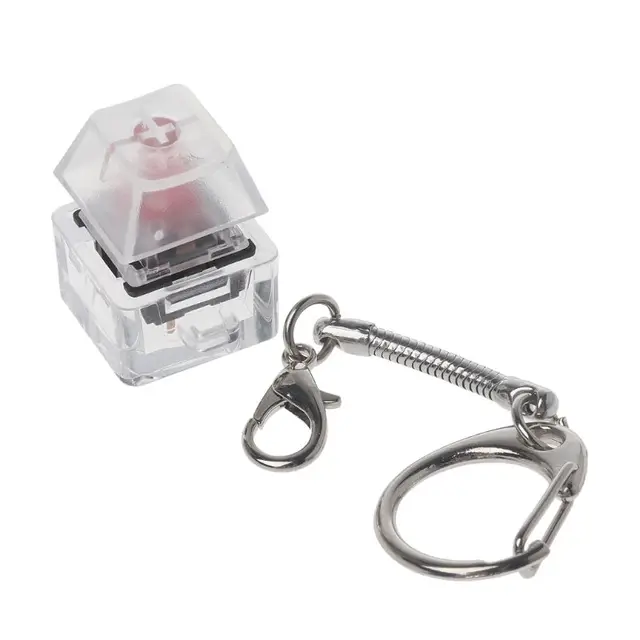 1PC Mechanical Keyboard Tester with Anti-Lost Keychain Lobster-Clasp