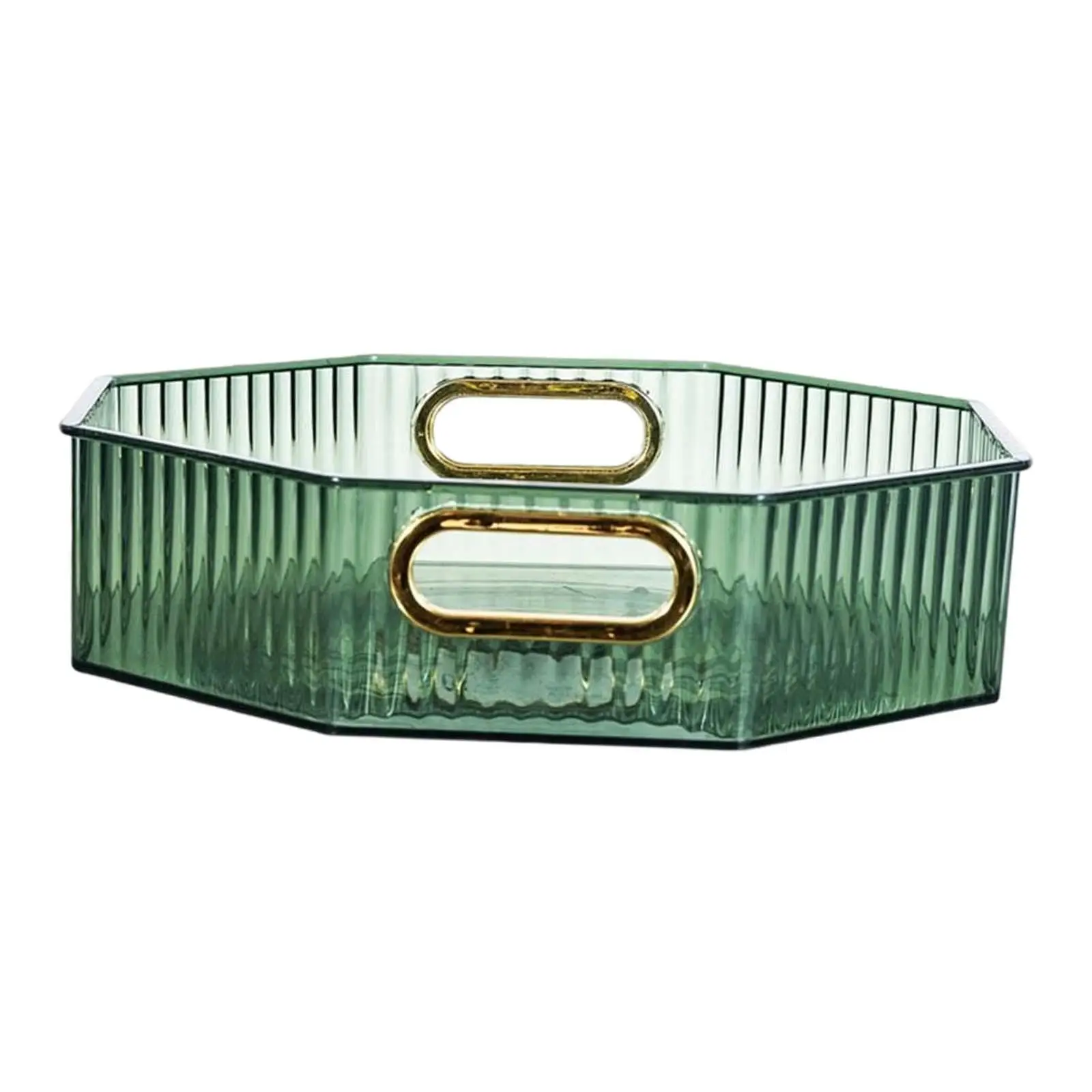 Food Storage Tray with Handle, Snack Display Tray Fruit Plate for Cafe Ornaments