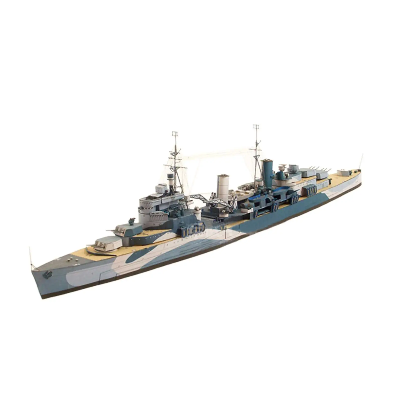 1/400 3D Puzzle Sailboat Cruiser Ship Boat for Shelf Desktop Home Decoration Birthday Gift