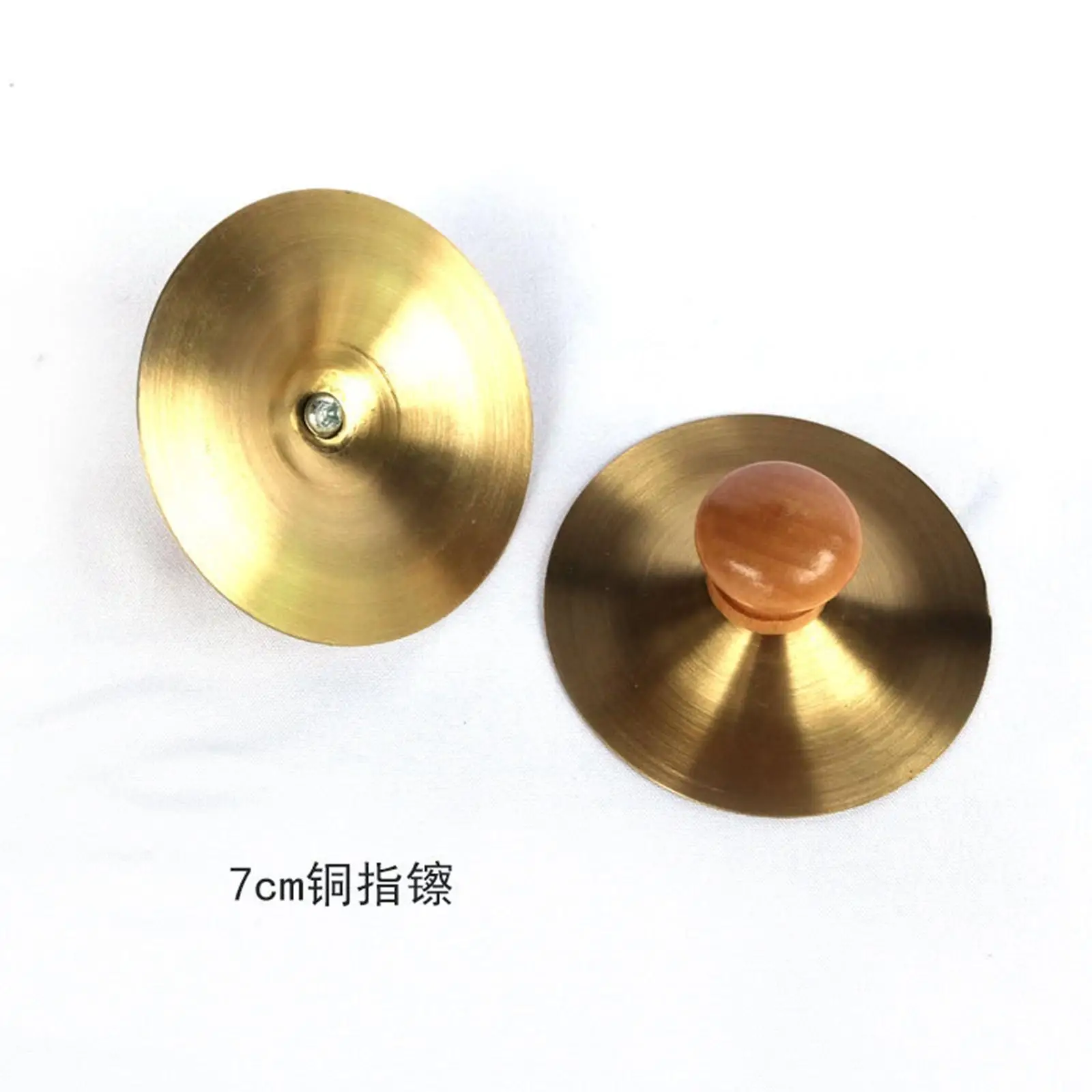 Hand Percussion Finger Cymbals Kids Toy Educational Rhythm Percussion Copper Hand Cymbals for 3 Years Old up Boys Girls