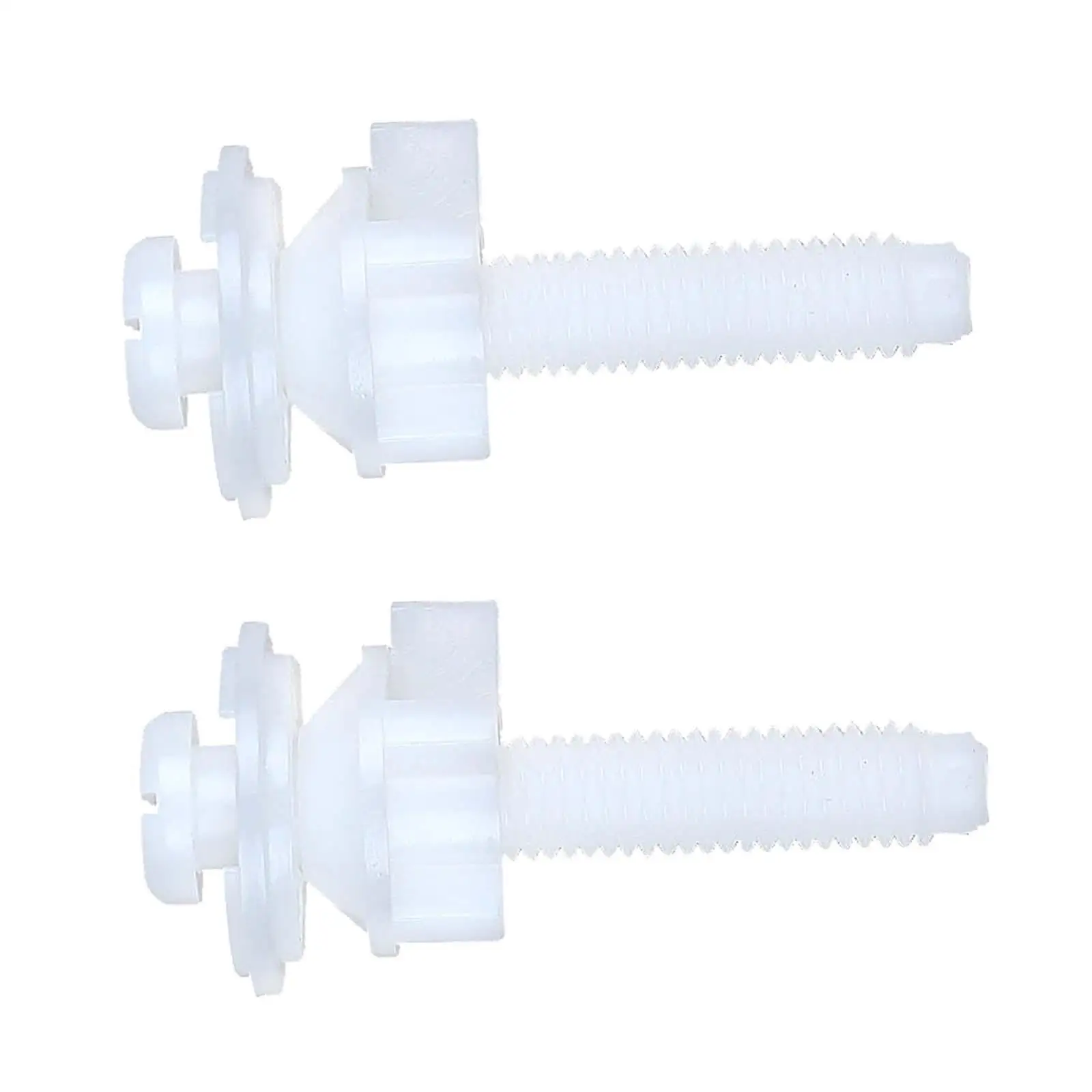 2 Pieces Toilet Seat Screws Replacement Hardware Kits Nuts Washers Fix Expanding Screws Fastener Accessories for Toilet Seat