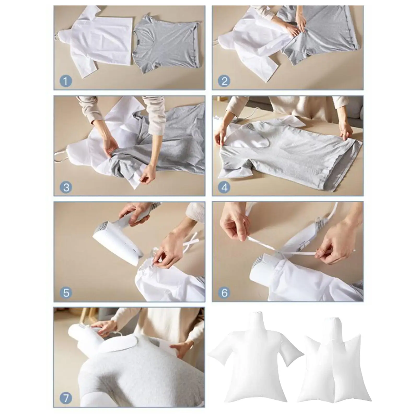 2Pcs Clothes Dryer Bag Quick-Drying Mini Polyester Dryerclothes for Unisex