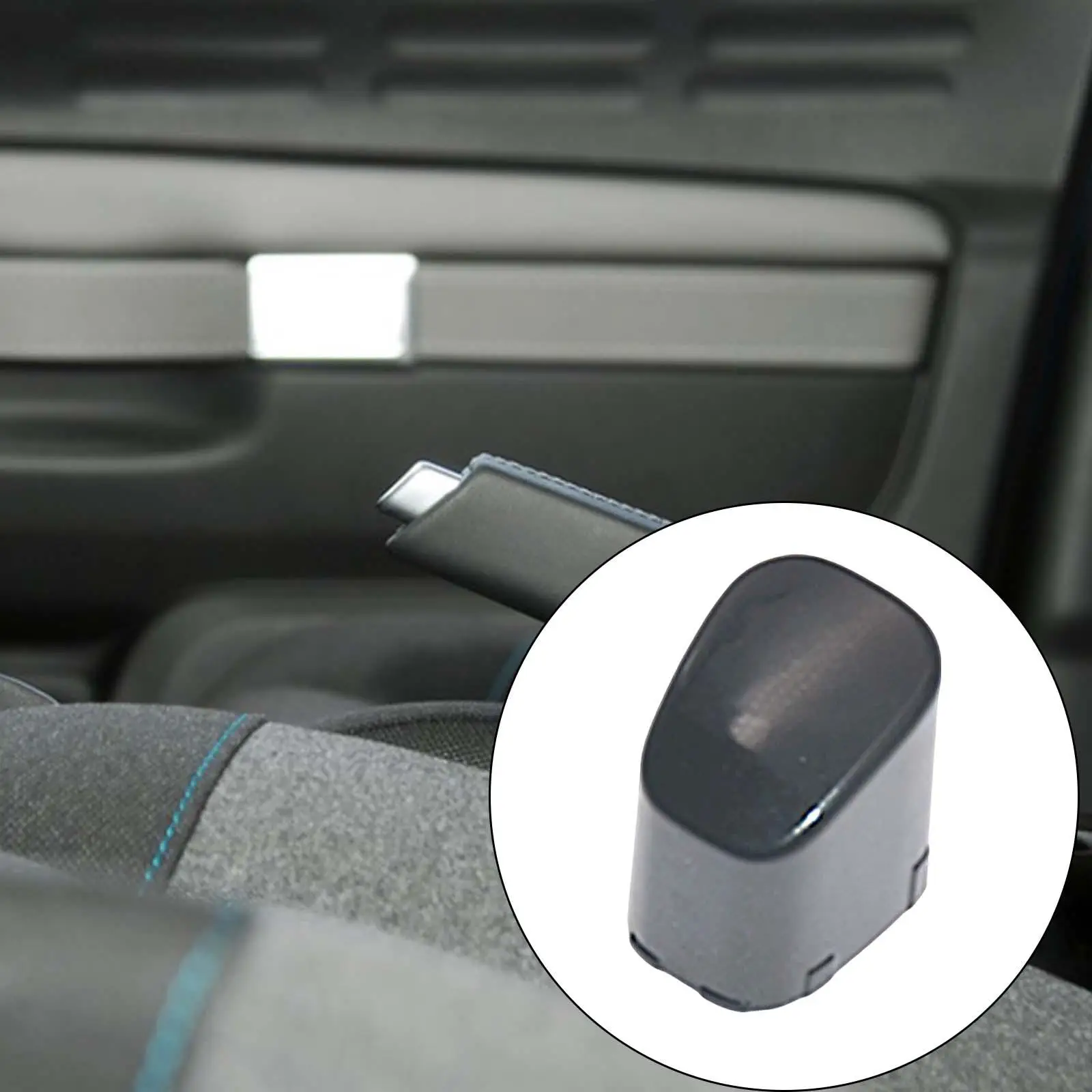 6RD711333A Handbrake Lever Parking Button Cap Car Styling Accessories Handbrake Button Cover for Volkswagen Polo Replaces