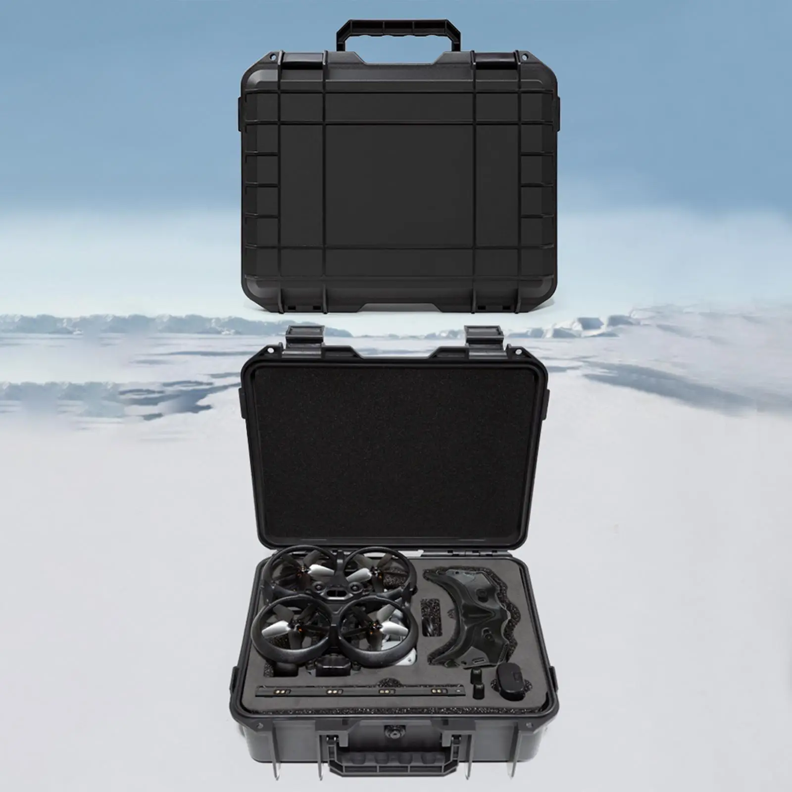 Storage Case Standard Portable Waterproof Pressure Resistant Suitcase View Combo Accessories Drone