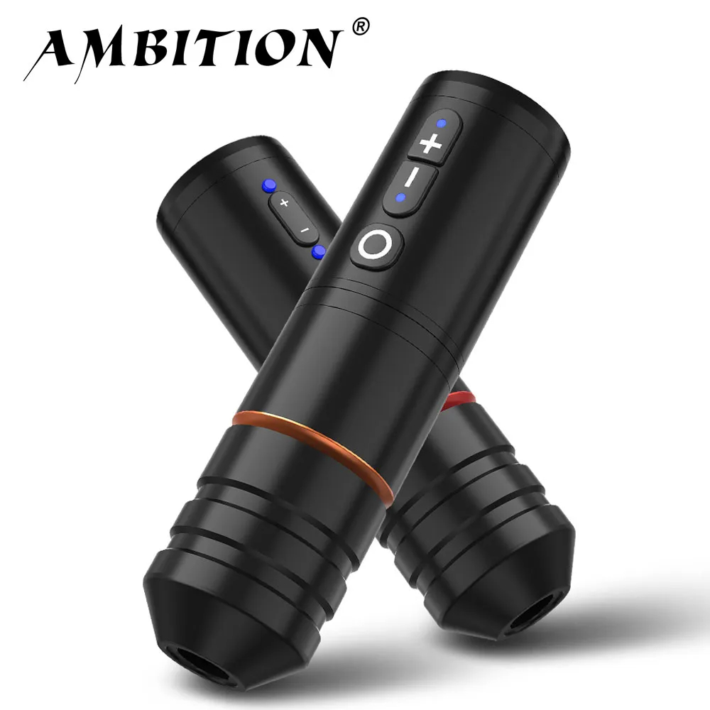 Best of Ambition Ninja Pro Wireless Tattoo Machine Portable Battery Rotary Pen Capacity 2400mah Strong Coreless Motor For Artist Body Reviews & Tips