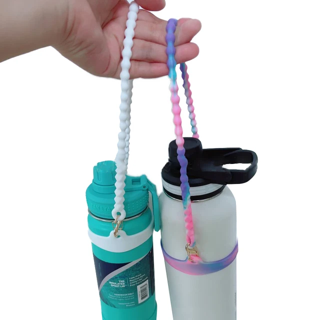 Ryan & Rose Water Bottle Handle - Water Bottle Sling, Carrier, Holder with  strap - Soft Durable Silicone - Fits Most 8-40oz Bottles - Compatible
