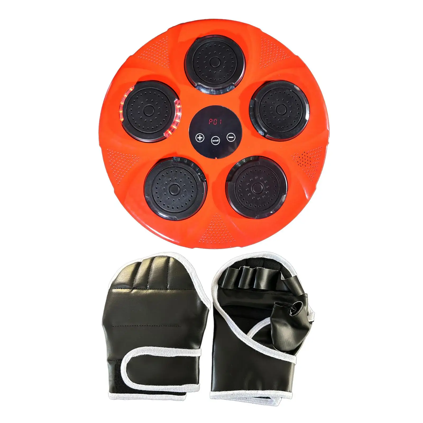 Music Boxing Machine Electronic Music Boxing Wall Target RGB Light Sandbag Musical Boxing Plate for Exercise Improves Perception