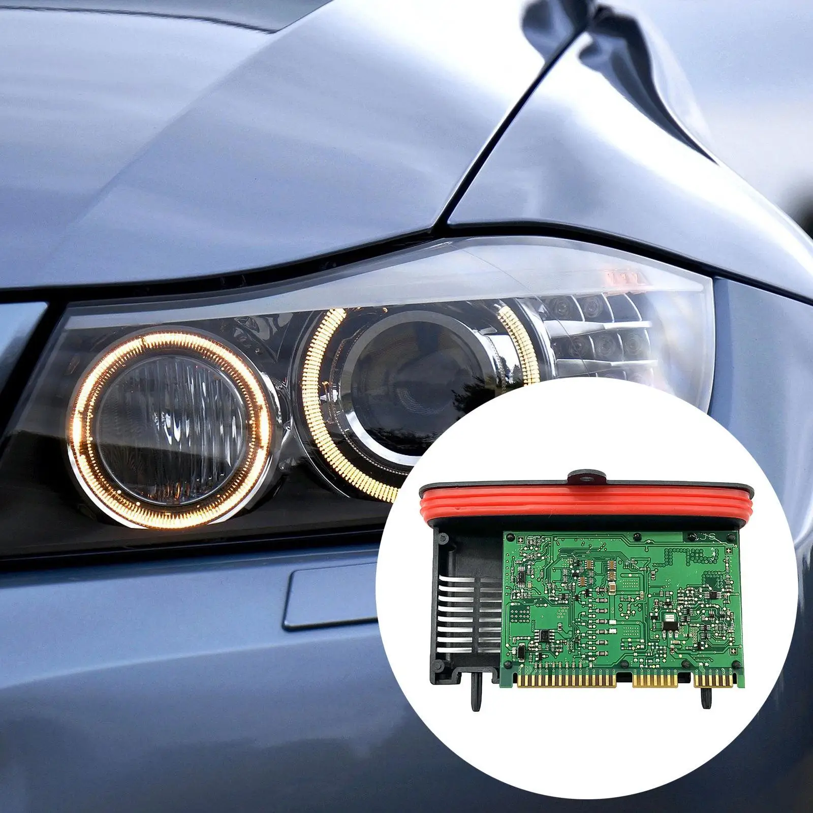LED Headlight Driver Module Replacement for BMW 5 Series F82 F10 F11 F33 F18, Material: high quality ABS & Metal finish