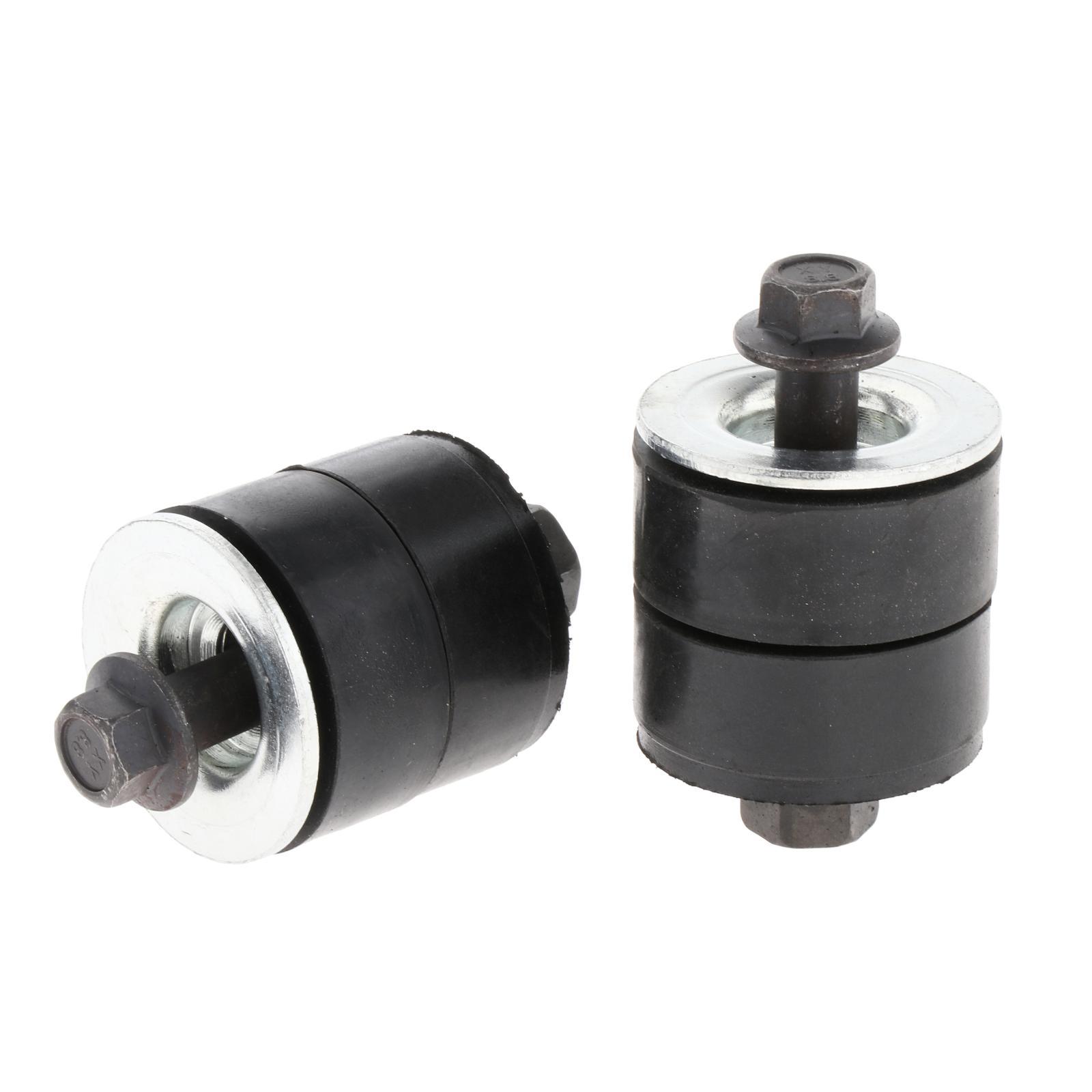 Rubber Radiator Core Mount Bushings Bolts Black Parts Universal 1967-1989 Replacement Accessories Support Body